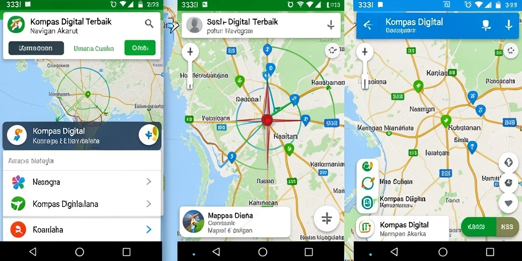 Antarmuka pengguna aplikasi 333I yang sederhana dan fungsional.
