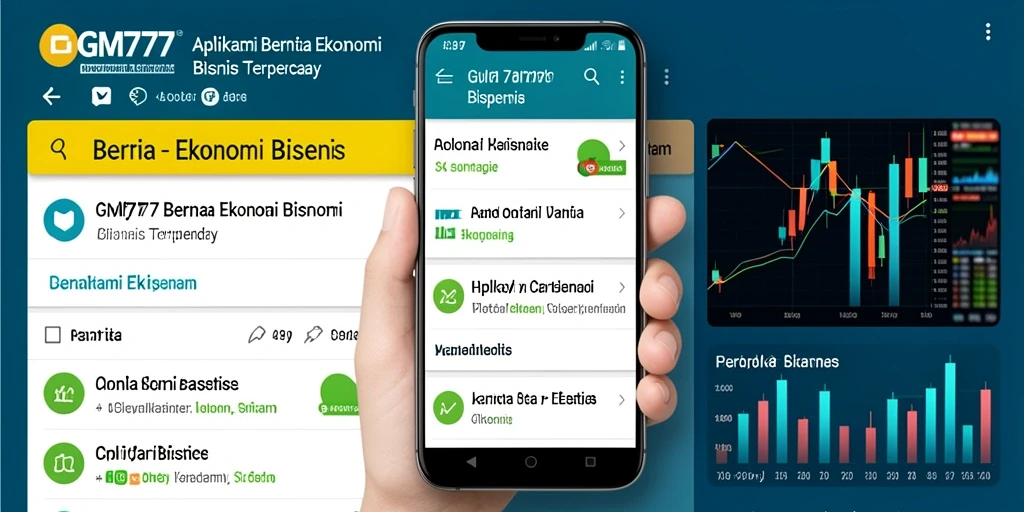 Antarmuka pengguna GM777 yang modern dan informatif.