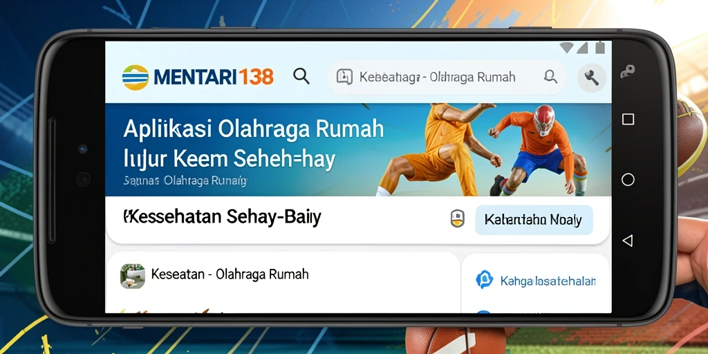 Tampilan antarmuka MENTARI138 untuk latihan olahraga di rumah yang intuitif.